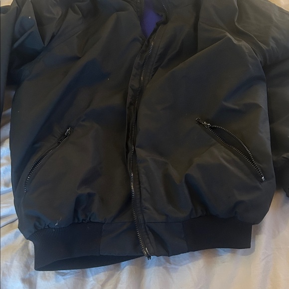 Patagonia Black Bomber Jacket with Purple fleece Lining. For snow, rain and cold - Picture 8 of 16